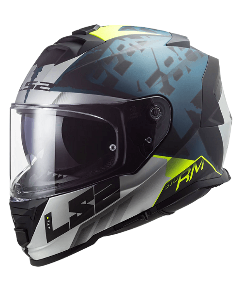 LS2 FF800 Storm Sprinter Helmet – Matt Black Silver Cobalt